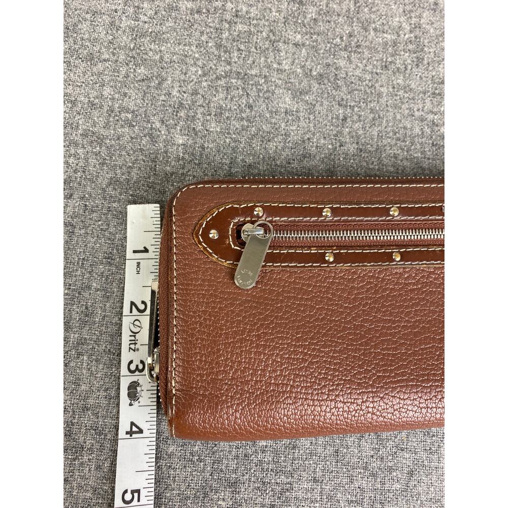 LOUIS VUITTON SUHALI Zippy Zip Around Tan Long Wallet #22016 - Picture 8 of 11